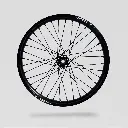 Jantes Renforcée EVO-BOOST 21*1.60 et 18*2.15 Full Black pour Ultra Bee 