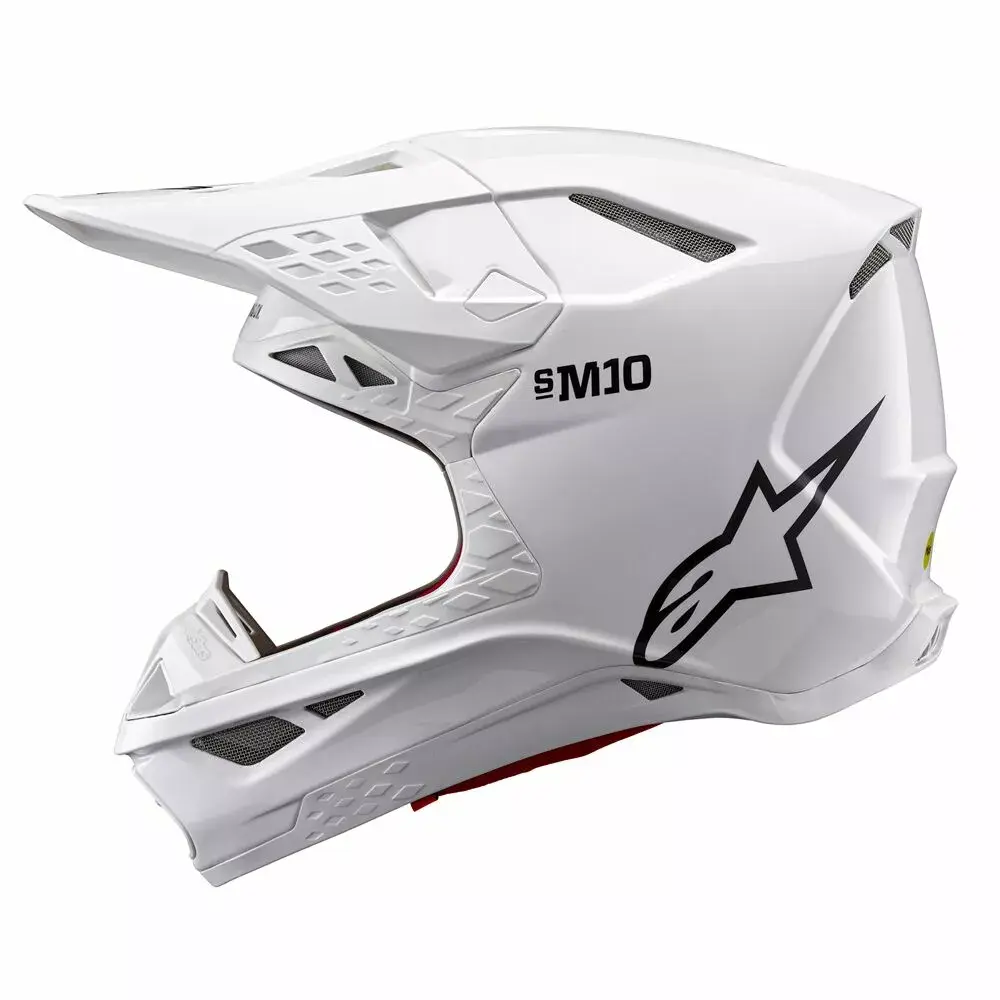 Casque Alpinestars Supertech M10 Solid White-5.webp
