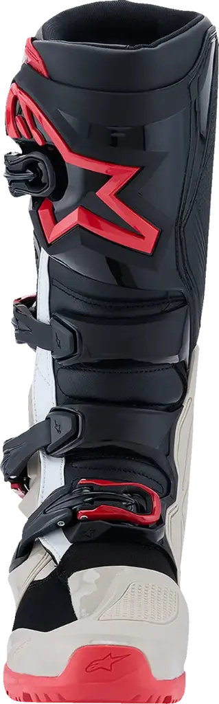 ALPINESTARS TECH 7 ENDURO – NOIR - GRIS CLAIR - ROUGE VIF-4.webp