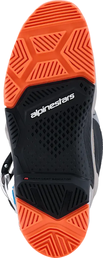 ALPINESTARS TECH 7 ENDURO – NOIR - GRIS CHAUD - ORANGE FLUO-2.webp