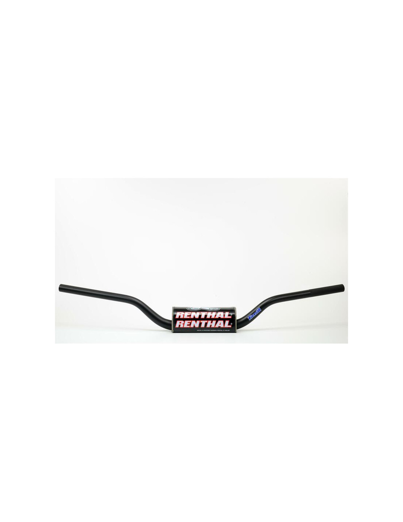 GUIDON DIAM 28,6MM SANS BARRE RENTHAL FATBAR® RICKY CARMICHAEL HIGH NOIR/MOUSSE NOIRE
