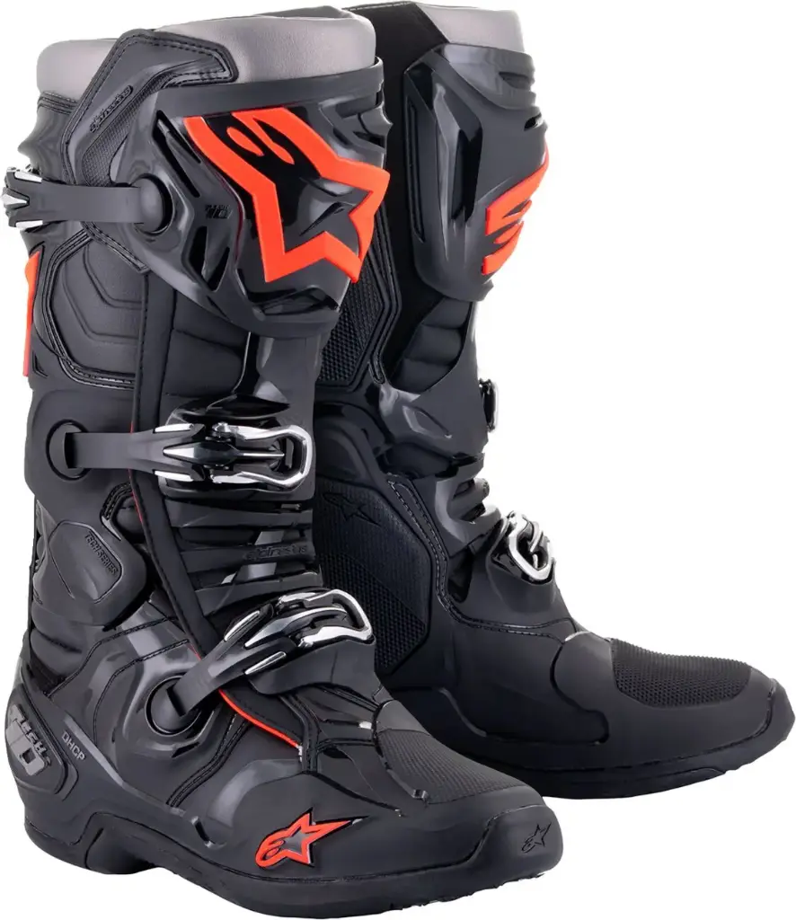ALPINESTARS(MX) - BOOT TECH 10 BLACK/RED FL 7