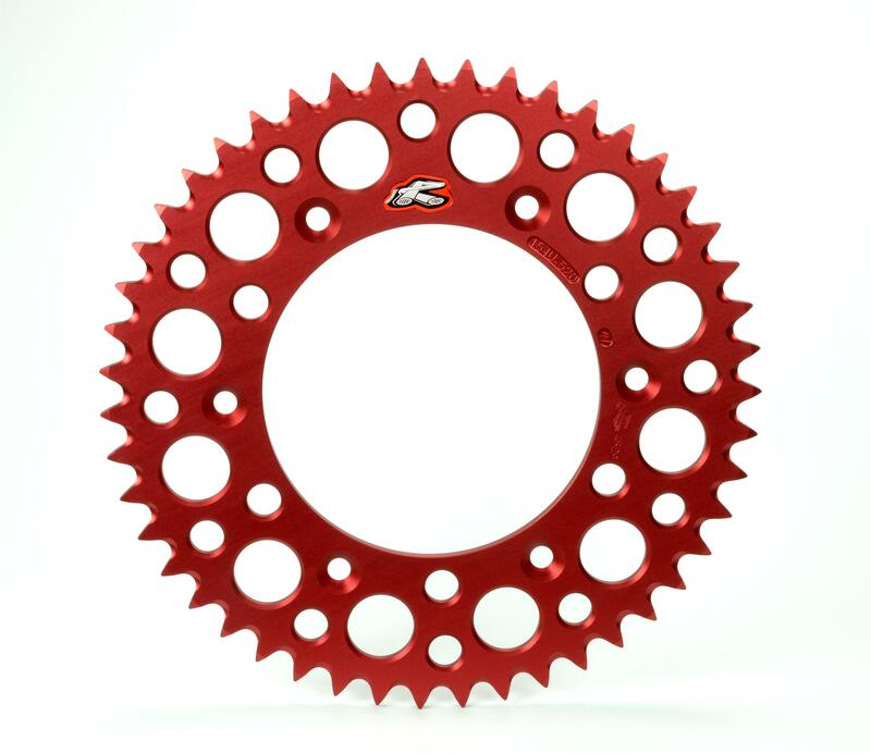 Couronne RENTHAL aluminium Ultra-Light anti-boue 154U - 520 - STORM BEE