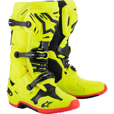 ALPINESTARS(MX) - BOOT TECH 10 YLW/BK/RD 12