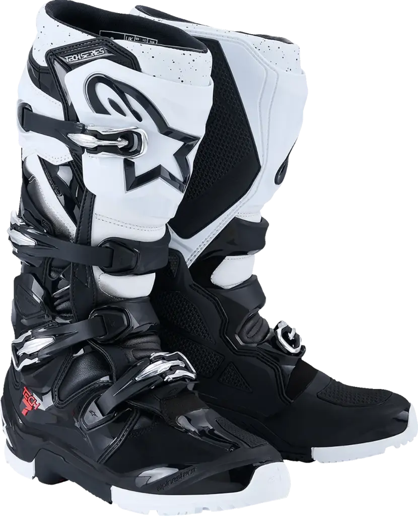 [34103421] ALPINESTARS TECH 7 ENDURO – NOIR / BLANC - Taille 44.5