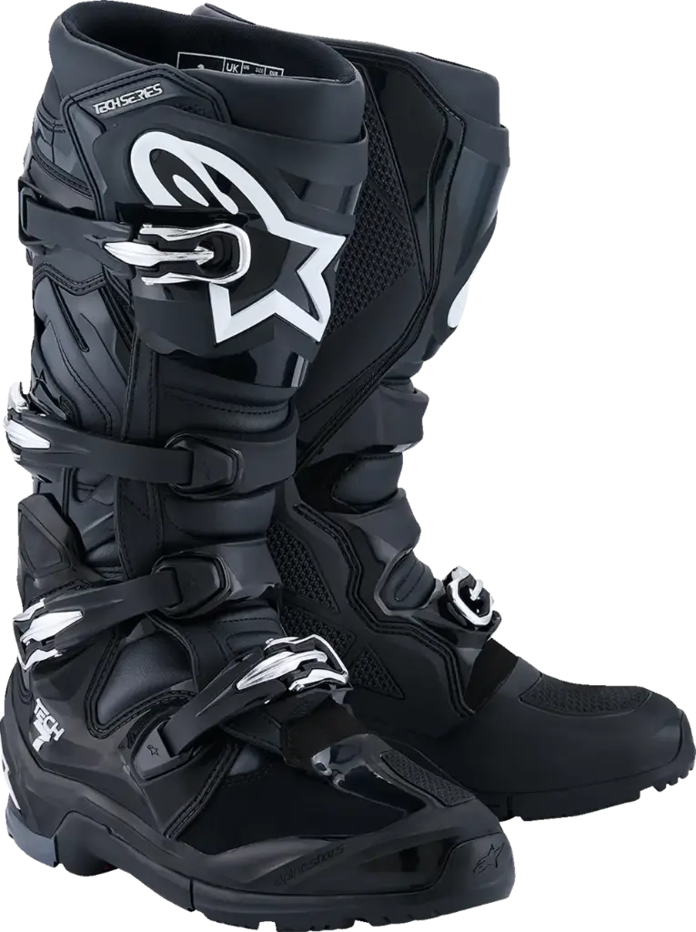 ALPINESTARS TECH 7 ENDURO – NOIR / BLANC / ANTHRACITE - TAILLE 49.5