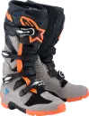 ALPINESTARS TECH 7 ENDURO – NOIR / GRIS CHAUD / ORANGE FLUO - Taille 47