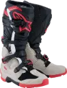 ALPINESTARS TECH 7 ENDURO – NOIR / GRIS CLAIR / ROUGE VIF - TAILLE 45.5