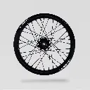 Jantes Renforcée EVO-BOOST 21*1.60 et 18*2.15 Full Black pour Ultra Bee 