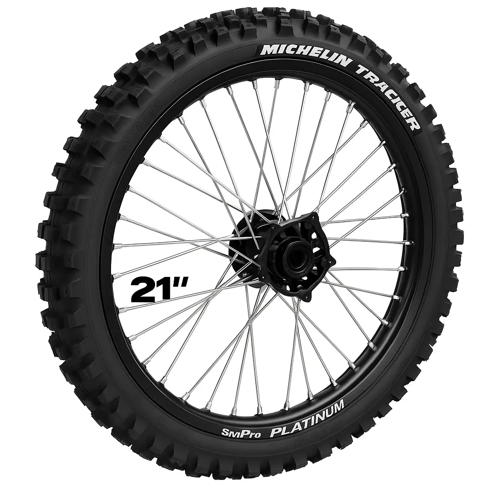 [KIT21SMTRACK] Kit Jante 21" SM PRO + Pneus Michelin Tracker - Ultra Bee