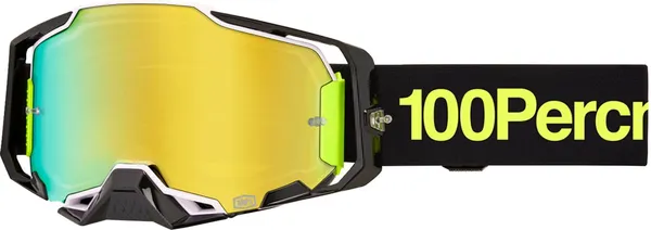 [26013877] MASQUE 100% ARMEGA ORBAN – ÉCRAN MIROIR OR / NOIR / BLANC / JAUNE FLUO