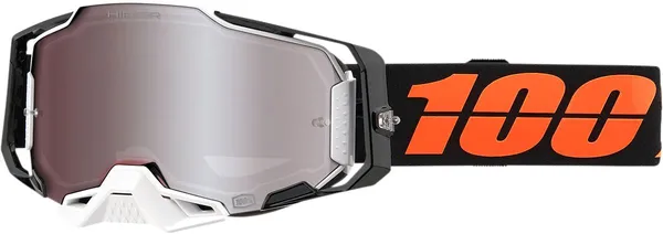MASQUE 100% ARMEGA BLACKTAIL – HI PER SILVER MIRROR / NOIR & BLANC