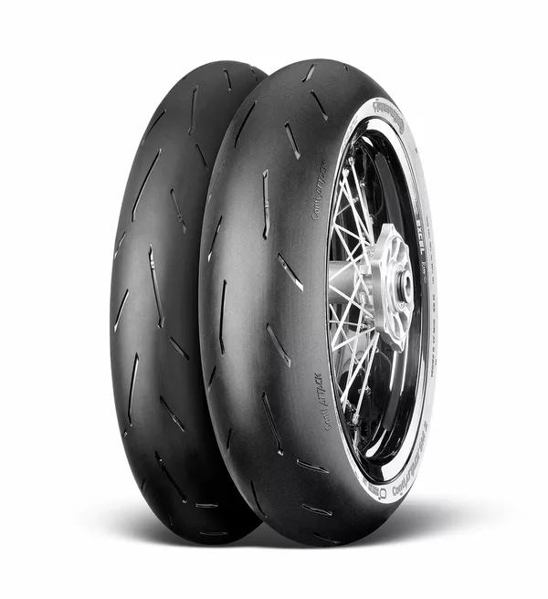 [03010988 / 02447740000] 🏁 Pneu CONTINENTAL ContiAttack SM2 – 120/70R17 – Spécial Supermotard