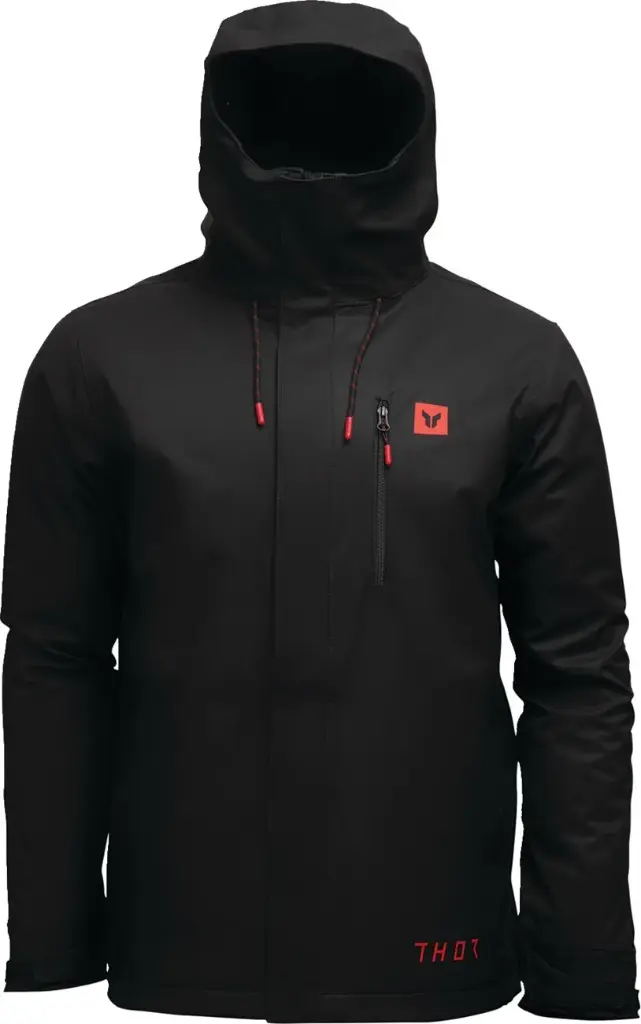 [29200824] Veste THOR Heavyweight Tour – Homme, Noire, Imperméable & Isolante