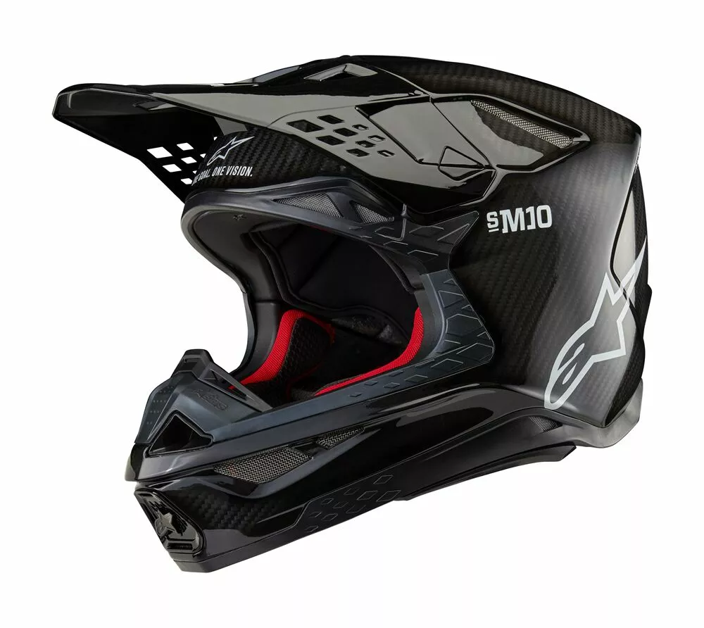 Casque ALPINESTARS Supertech M10 Solid - XL -Noir/Brillant