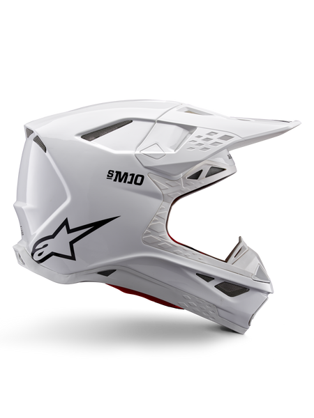 ALPINESTARS(MX) - HELMET SM10 SOLID WHT XS