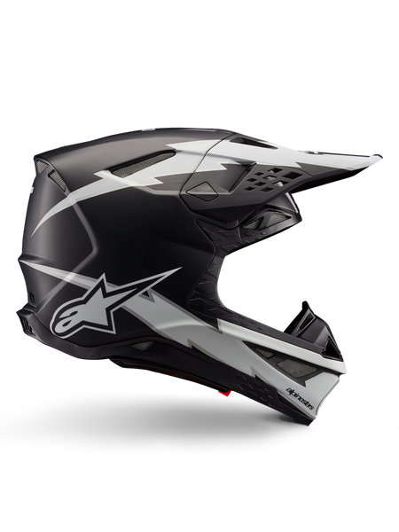[1108353] Casque Cross Alpinestars SM10 AMP Noir / Blanc – Taille S