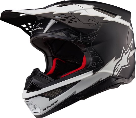 [1108354] ALPINESTARS(MX) - HELMET SM10 AMP BLK/WT M