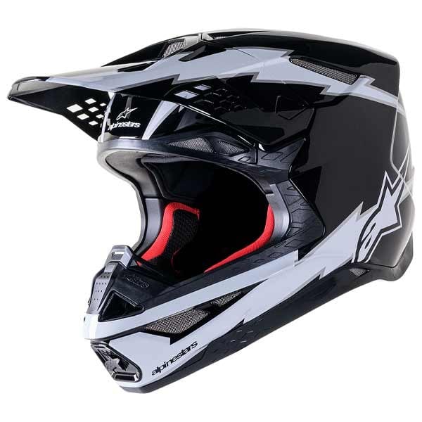 [01108355] ALPINESTARS(MX) - HELMET SM10 AMP BLK/WT L