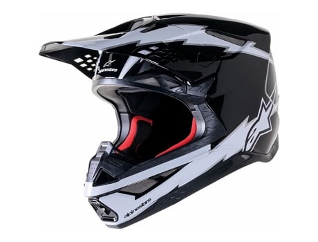 ALPINESTARS(MX) - HELMET SM10 AMP BLK/WT XL