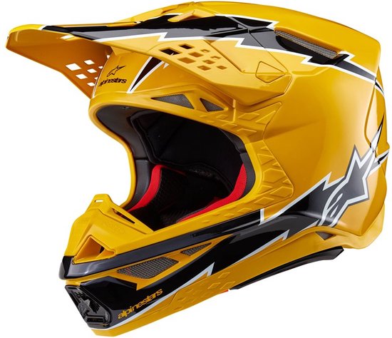 ALPINESTARS(MX) - HELMET SM10 AMP BLK/YL XL