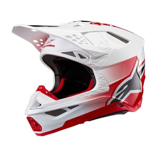 ALPINESTARS(MX) - HELMET SM10 UNIT RD/WT L