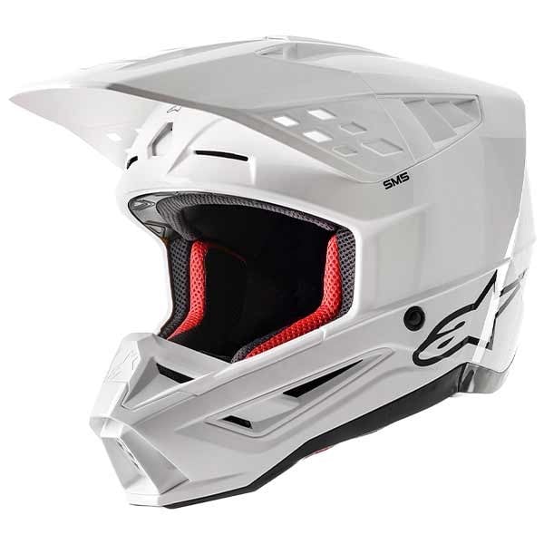 ALPINESTARS(MX) - HELMET SM5 SOLID WHT 2X
