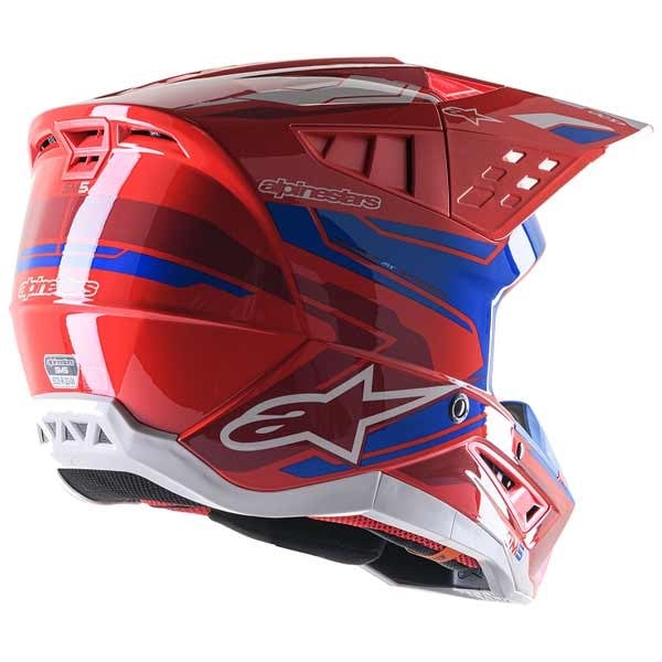 ALPINESTARS(MX) - HELMET SM5 ACT2 RED/BL S