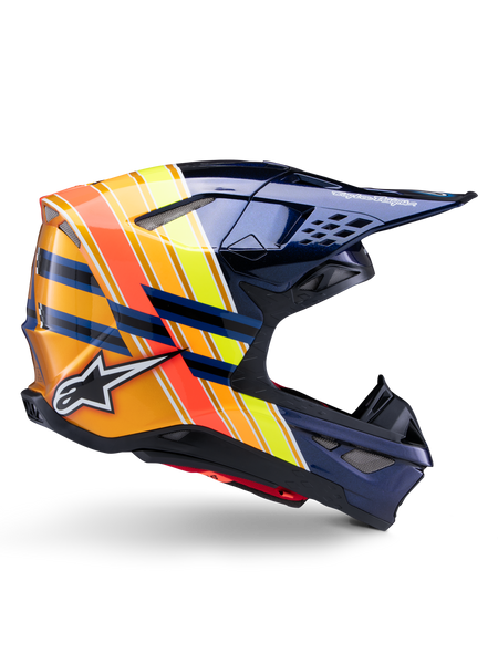 ALPINESTARS(MX) - HELMET S-M10 TLD25 BL/OR/YL XS