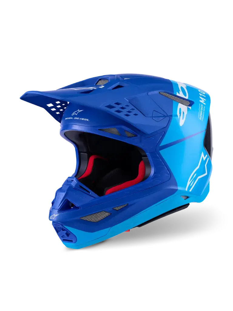 Casque Alpinestars Supertech M10 Flood MIPS® – Bleu / Noir Carbone - Taille L