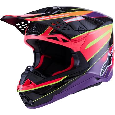 ALPINESTARS(MX) - HELMET S-M10 ERA PINK/VIO/YL X
