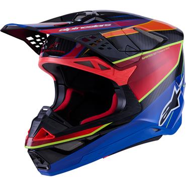 ALPINESTARS(MX) - HELMET S-M10 ERA BLUE/RED/YL M