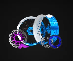 Kit Complet Bicolore Supermotard Stark Varg 100% personnalisable Falco - 17x3.5 AV et 17x4.5 AR