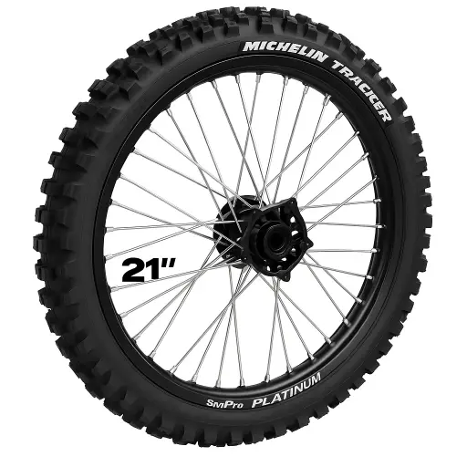 [KIT21SMTRACK] Kit Jante 21" SM PRO + Pneus Michelin Tracker - Ultra Bee