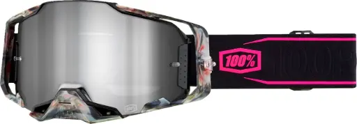 [26013602] MASQUE100% ARMEGA SARCELLE – MIROIR ARGENT / BLEU & ROSE